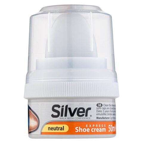Silver Self Shine Shoe Cream Neutral 50ml