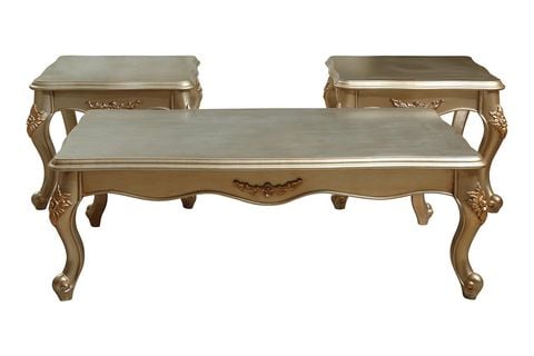 Antique white deals coffee table set