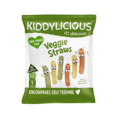 Kiddylicious Gluten-Free Veggie Straws Finger Food 12g