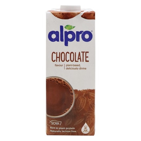 Alpro Plant Protein Chocolate Flavour, 8 x 1L
