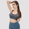 Kidwala Sports Bra, Activewear Round Neck Padded Top Workout Gym Yoga Outfit for Women (X Large, Grey)