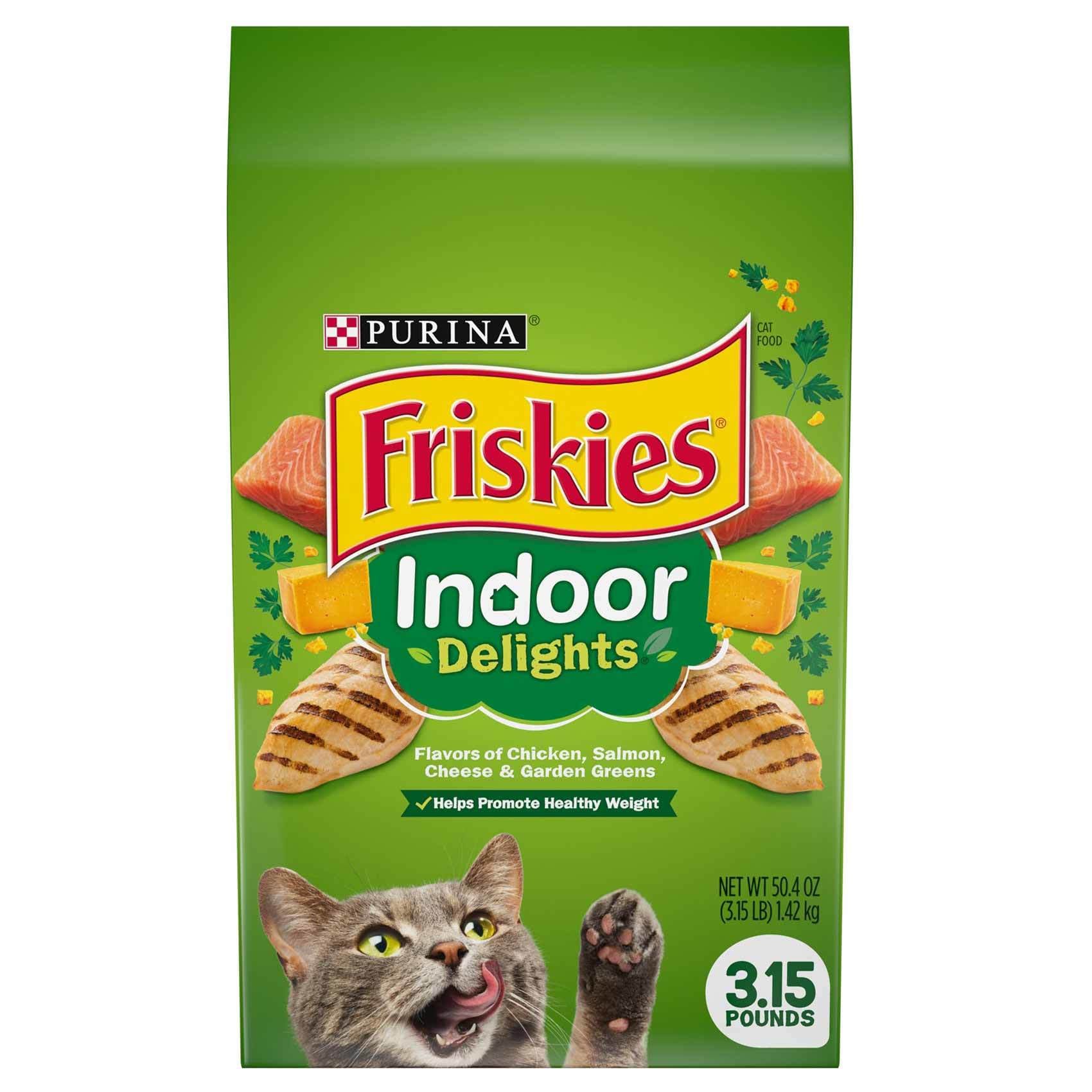 Buy Purina Friskies Indoor Delights Cat Food 1.42kg Online Shop on
