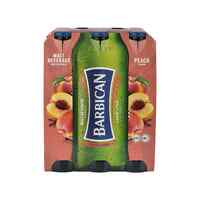 Barbican Peach Flavoured Non-Alcoholic Malt Beverage 330ml Pack of 6
