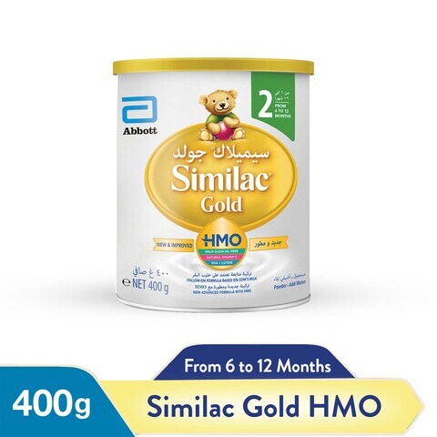Similac Gold HMO Infant Formula Milk Powder Stage 2 400g