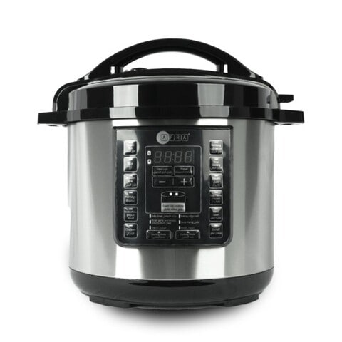 AFRA Electric Pressure Cooker, 12 In 1, Multifunction, 8L Capacity, 1300W, Silver, Stainless Steel, Gmark, Esma, Rohs, And Cb Certified, AF-8035PCSS, With 2 Years Warranty