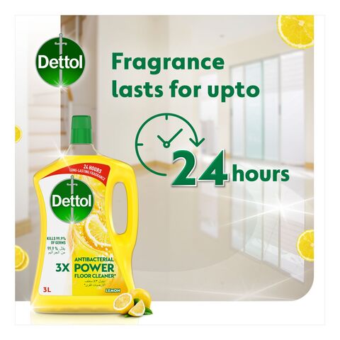 Dettol 3x Power Antibacterial Floor Cleaner Lemon 3L