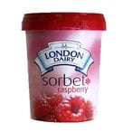 Buy London Dairy Raspberry Flavored Sorbet Ice Cream 500ml in UAE
