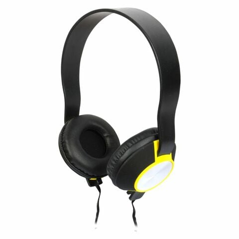 ITL Wired Over-Ear Headphones Black/Yellow