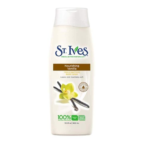 St Ives body wash vanilla 400 ml