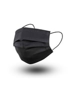 اشتري Disposable Face Mask For Adluts Pack of 50 Pieces Black في الامارات