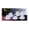 Shallow Cup And Saucer Set White 200ml 12 PCS