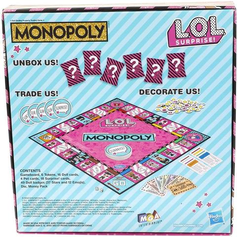 Buy Hasbro Monopoly Lol Surprise Game Online Shop Toys Outdoor On Carrefour Uae