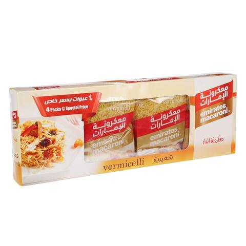 Emirates Macaroni Vermicelli Pasta 400g x 4 Pieces