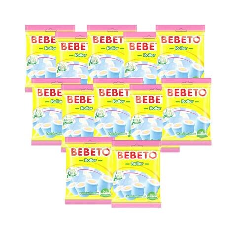 Buy Bebeto Roller Marshmallow 60g X12