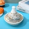 Lihan Ramadan Theme Ceramic Tajine 15*16Cm For Dates Platter, Sweets Many More Of Food Display Holder Decor Ornament