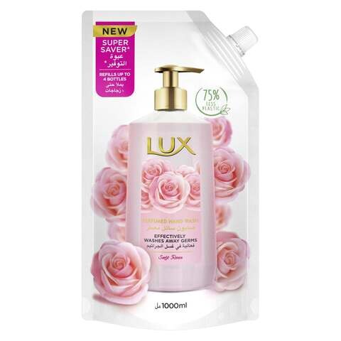 Lux Soft Touch Hand Wash Refill Pink 1L