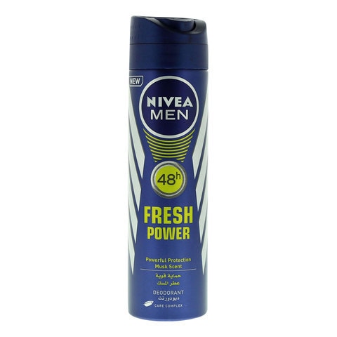 Nivea Men Deodorant 48 Hour Fresh Power Musk Scent 150 Ml