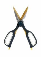 Buy Royalford Kitchen Scissors Black/Yellow/Silver 8Inch in Saudi Arabia