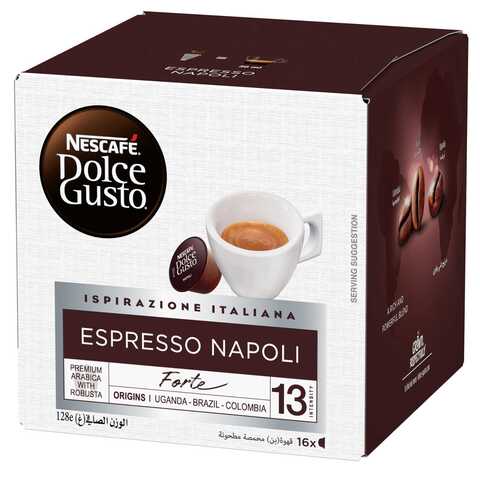 Nescafe Dolce Gusto Espresso Napoli Coffee Capsules 128g
