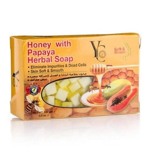 Yc soap honey with papaya herbal 100 g