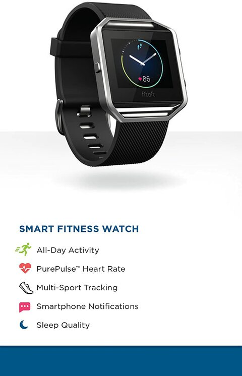fitbit blaze heart rate monitor