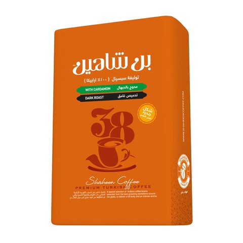 Shaheen Turkish Coffee Special Dark With Cardamom - 200 gram