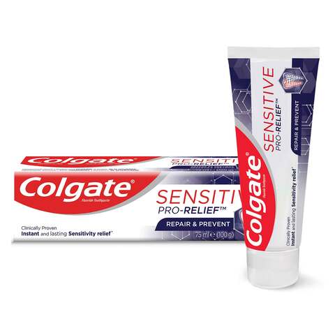 Buy Colgate Sensitive Pro-Relief Repair And Prevent Toothpaste White 75ml in Saudi Arabia