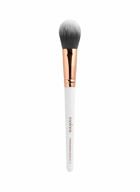 Buy Topface Professional Blush Brush - White/Rose Gold/Grey in UAE