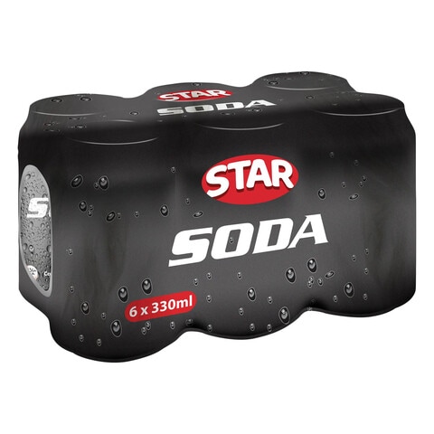 Star Carbonated Soda 330ml Pack of 6