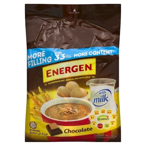 Energen Chocolate Cereals 30g Pack of 10