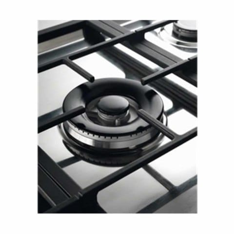 Zanussi Gas Cooker Cool Cast - 5 Burners - Silver - ZCG91236XA