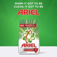 Ariel Automatic Antibacterial Laundry Detergent Original Scent 6.25kg
