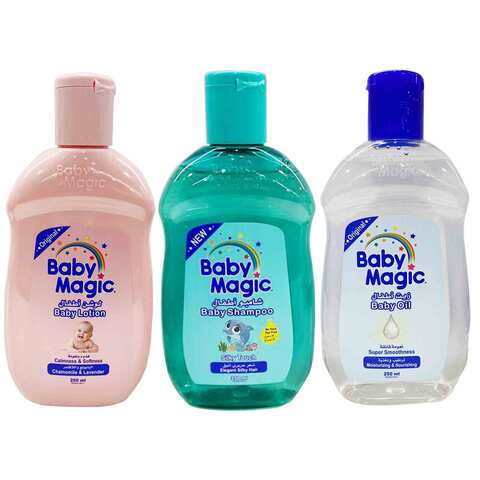 Baby Magic Lotion + Shampo + Oil 250 Ml