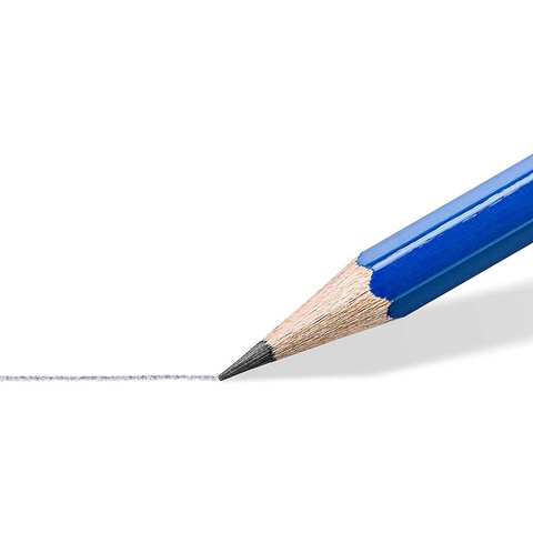 أقلام ستيدلر نوريكا HB  بممحاة أزرق -  12 قطعة