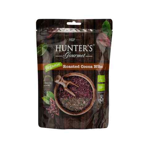 Hunter Foods Hunters Gourmet Organic Roasted Cocoa Nibs 300g