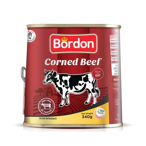Bordon Ready To Eat Corned Beef 340g