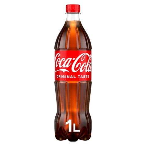 كوكا كولا أوريجينال تيست مشروب غازي غير كحولي في قارورة من البولي إيثيلين تيريفثالات 1 لتر