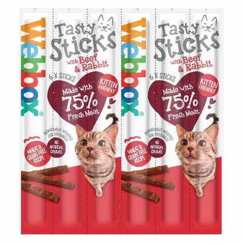 Webbox Cats Delight Tasty Sticks With Beef And Rabbit 30g