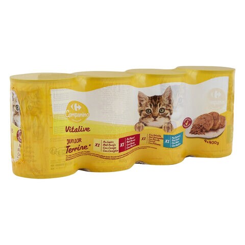 Carrefour Kitten Food Meat 400g x Pack of 4