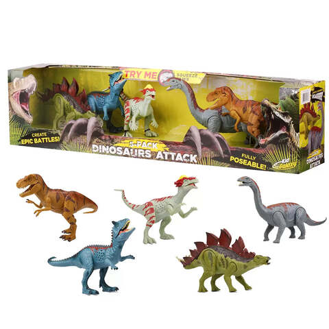 Kid galaxy poseable deals dinosaurs