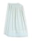 3- Pieces Full Length Soft inner Skirt Silk 100% with Elasticised Waistband Big Lace Women Off White XXL