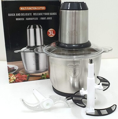 Metaltex Meat Grinder, Aluminium, Silber, 10 x 14 x 26.5 cm