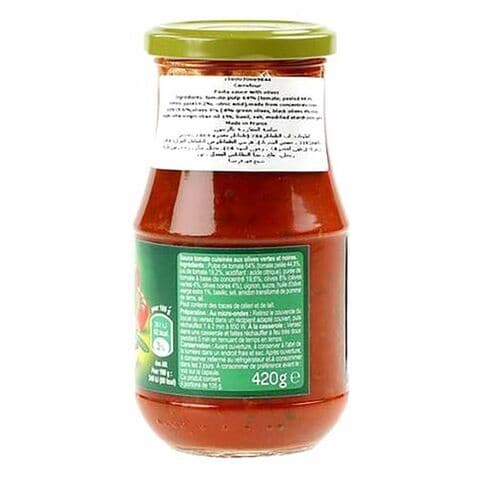 Carrefour Tomato Olive Pasta Sauce 420g