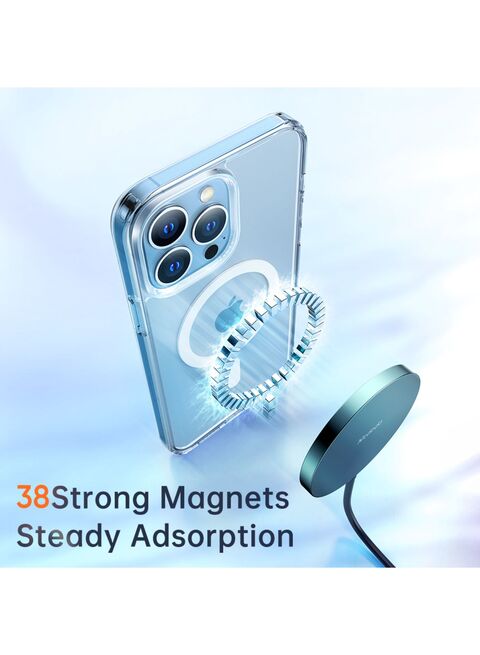 McDodo PC + TPU Semi-transparent Frosted Magsafe Phone Case PC-165 for iPhone 13