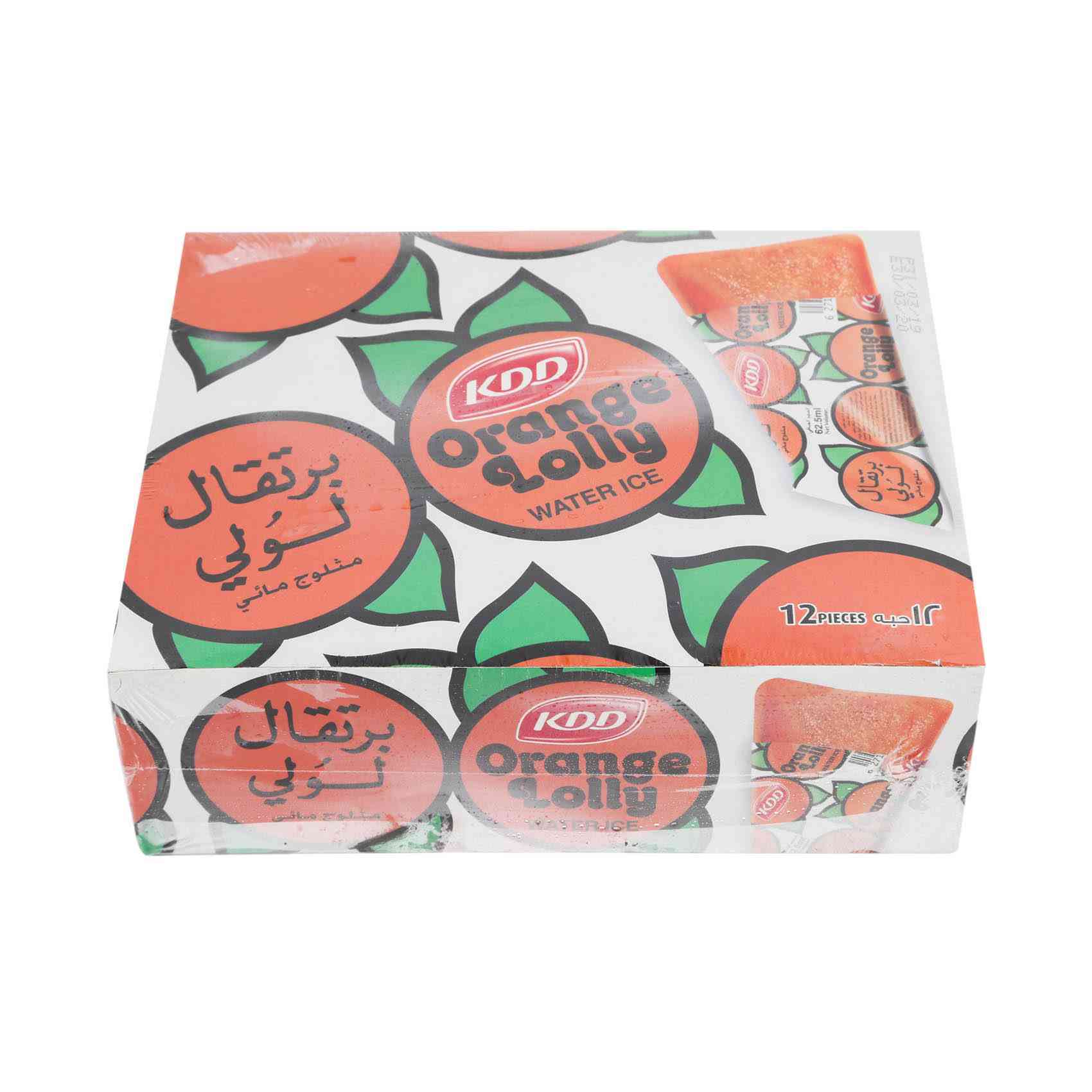 Buy KDD Ice Cream Lolly Orange 62.5ml×12