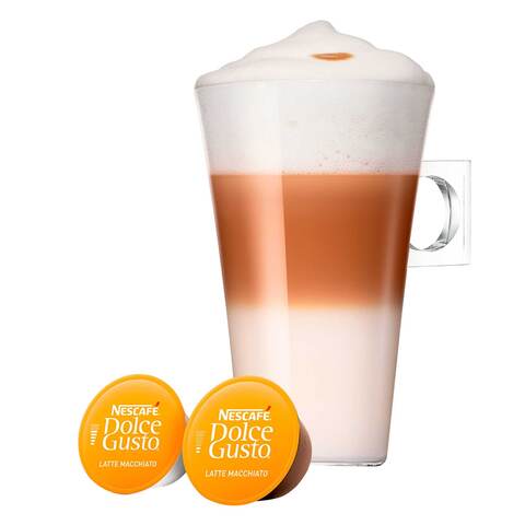 Buy Nescafe Dolce Gusto Latte Macchiato Caramel Coffee Pods 145.6g