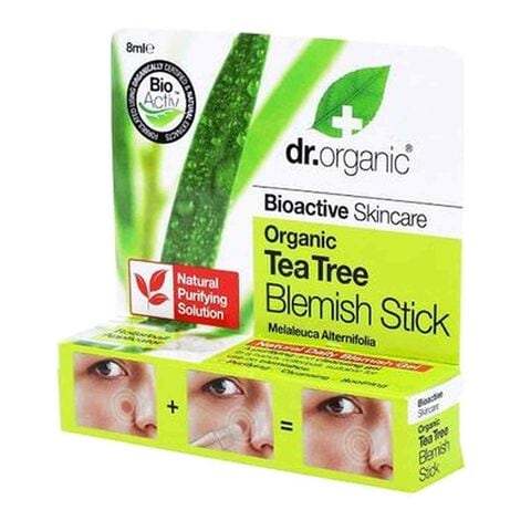 Dr. Organic Bioactive Skincare Organic Tea Tree Blemish Stick Clear 8ml