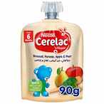Buy Nestle Cerelac Fruits  Vegetables Puree Pouch Broccoli, Parsnip, Apple  Pear 90g in UAE