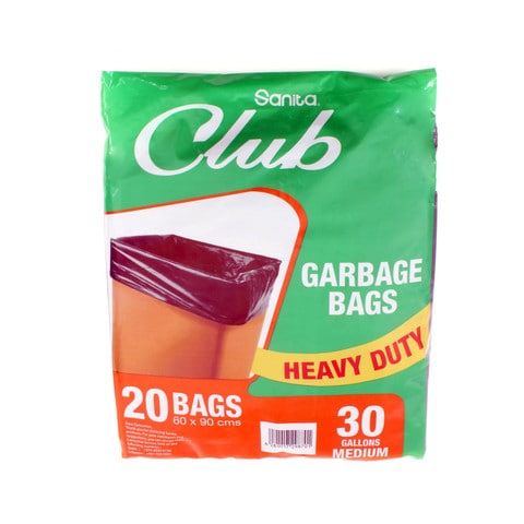Sanita Club Trash Bag 30 Gallons 20&#39;s