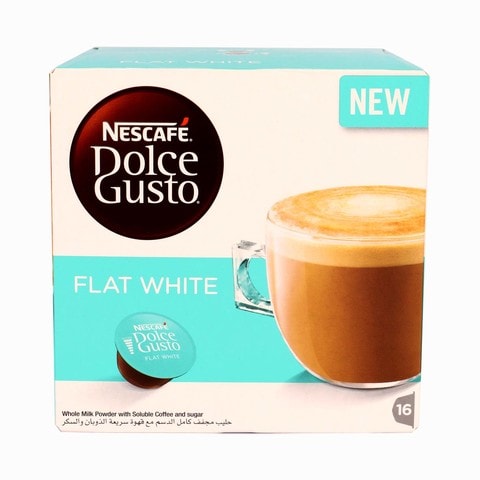 Nescafe Dolce Gusto Flat White Coffee Pods x16 187.2g